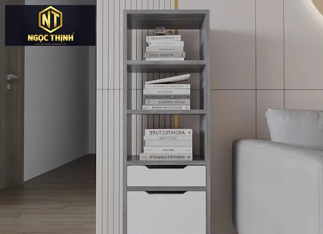 KỆ TRANG TRÍ ĐỰNG ĐỒ CÓ CHÂN MẪU 09